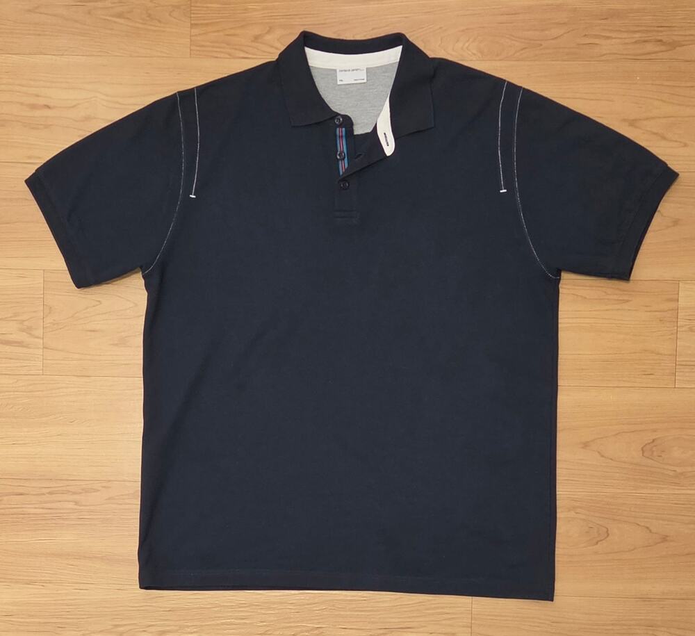 PORSCHE Design Drivers Selection Navy Blue Polo Men's XL SS